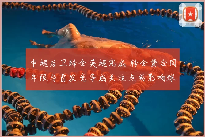 中超后卫转会英超完成 转会费合同年限与首发竞争成关注点或影响球队轮换