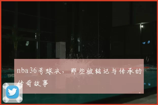nba36号球衣,那些被铭记与传承的传奇故事